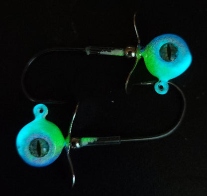 Big Sky Chopper Glow Jigs 1/4oz 2/pack Big Sky