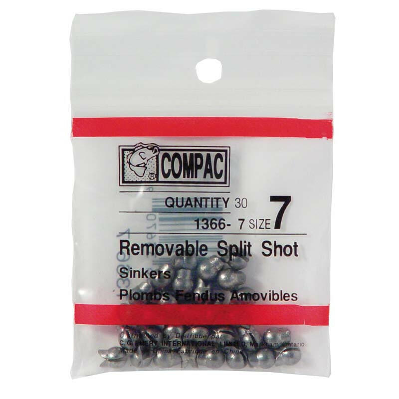 COMPAC Removable Split Shot Sinkers C.G. Emery