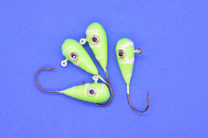 Big Sky Kalidascope 1/4oz Glow Jigs 4/pack Big Sky