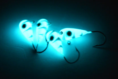 Big Sky Kalidascope 1/4oz Glow Jigs 4/pack Big Sky