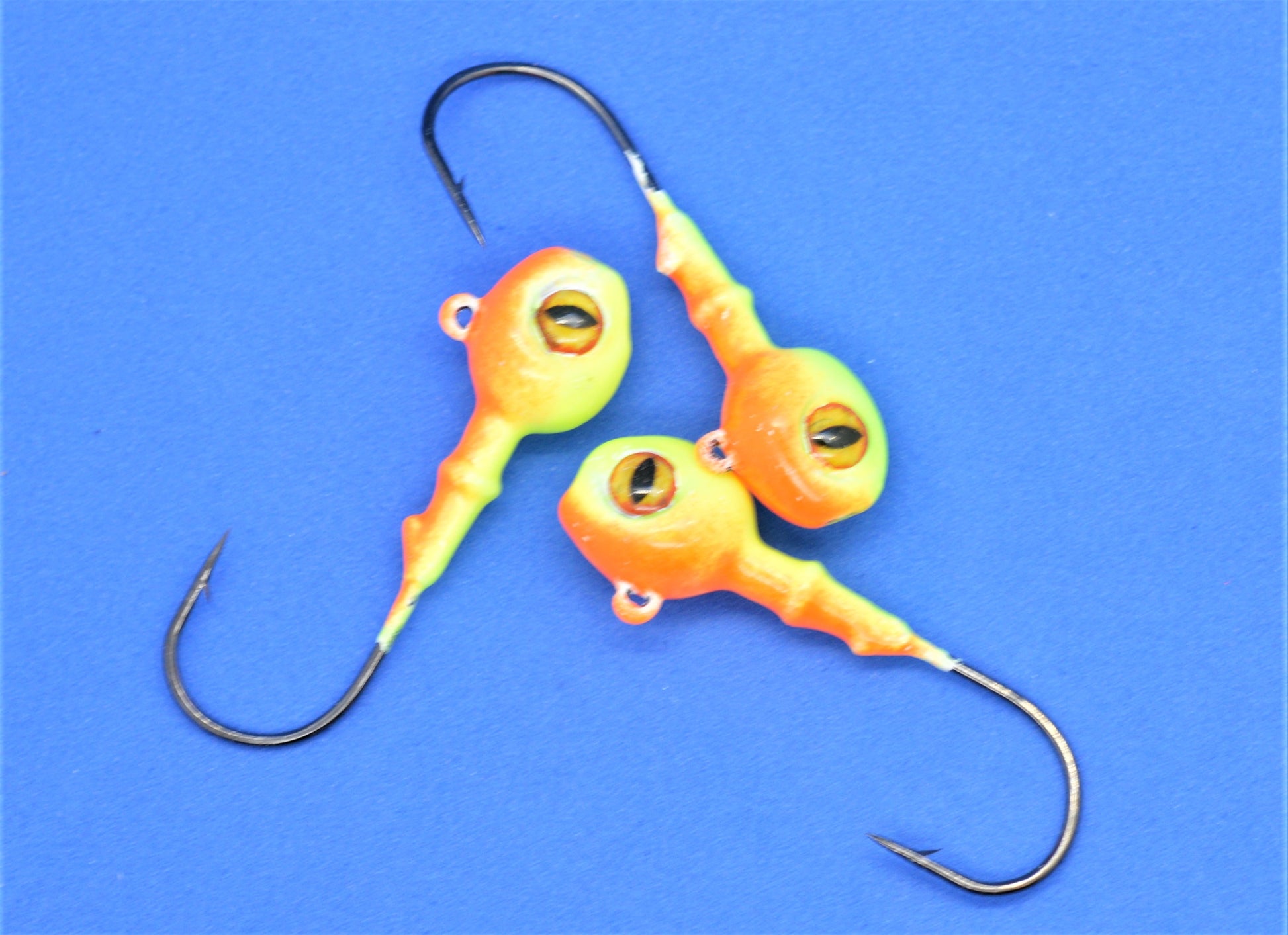 Big Sky Snake Eye 1/4oz Glow Jigs 3/pack Big Sky