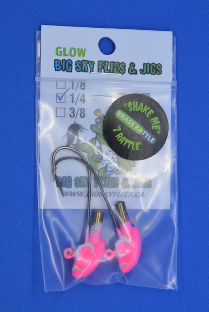 Big Sky Erie Rattle Jigs 1/4oz 2/pack Big Sky