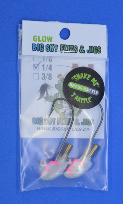 Big Sky Erie Rattle Jigs 1/4oz 2/pack Big Sky