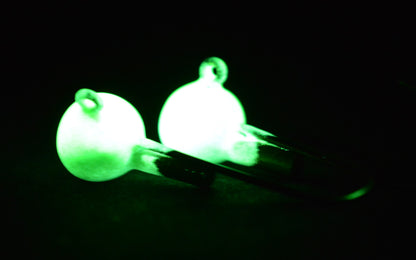 Big Sky Rock & Roll Rattling Ball Jigs Glow 3/8oz 2/pack Big Sky