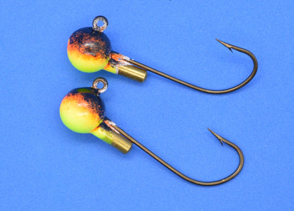 Big Sky Rock & Roll Rattling Ball Jigs Glow 3/8oz 2/pack Big Sky